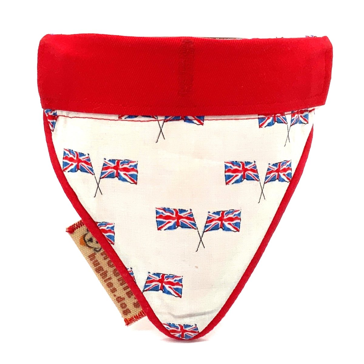 British Heritage Union Jack Over - collar Dog Bandana (reversible) - Hughies Dog Accessories