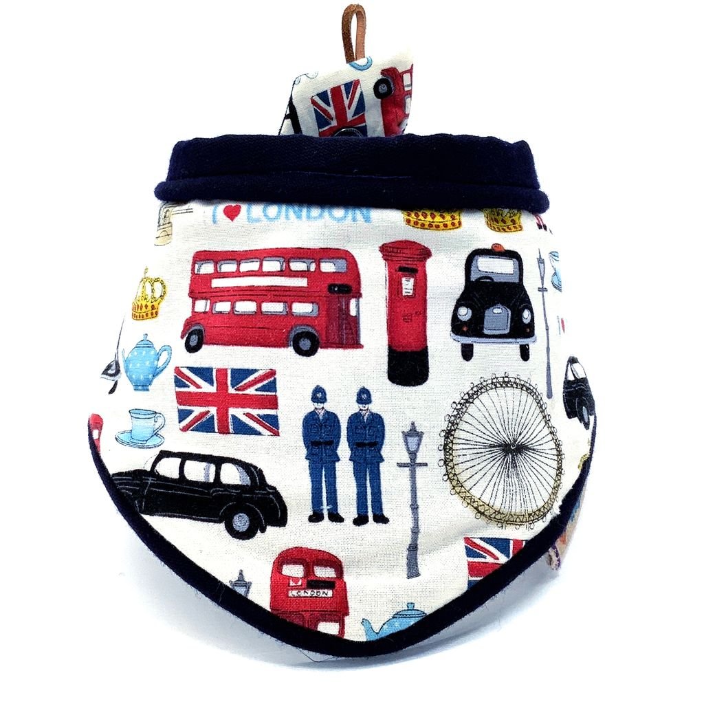 London Heritage Snap - on Dog Bandana (reversible) - Hughies Dog Accessories