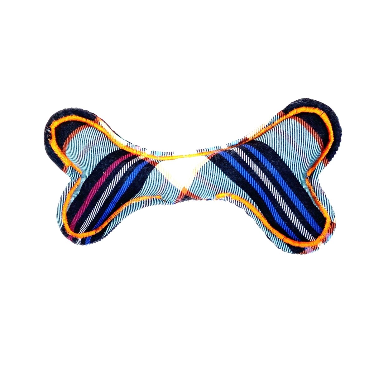 Cambridge Check Soft Dog Bone Toy - Hughies Dog Accessories