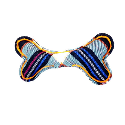 Cambridge Check Soft Dog Bone Toy - Hughies Dog Accessories